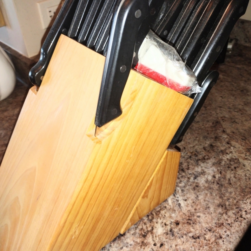 Wooden Knife Block